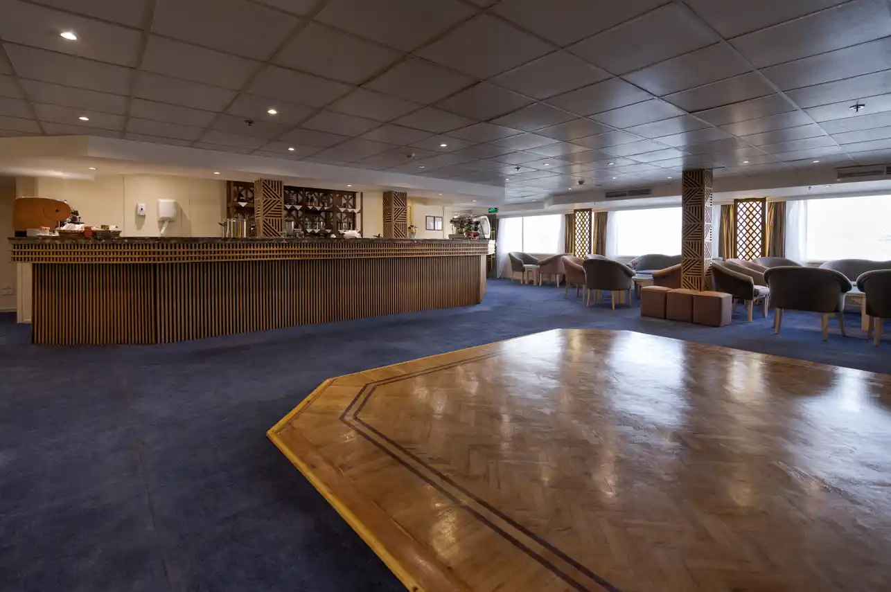 Lounge aboard the MS Nile Crown I Nile Cruise Nile cruise
